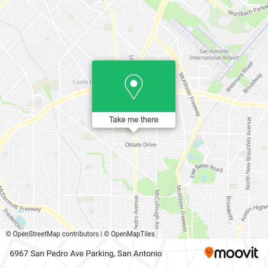 6967 San Pedro Ave Parking map