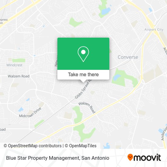 Blue Star Property Management map