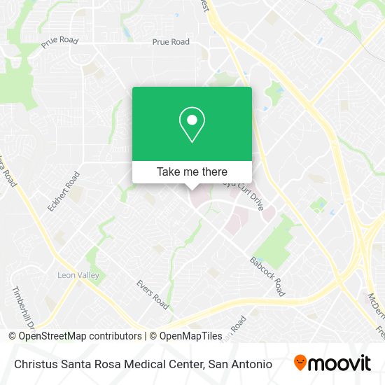 Mapa de Christus Santa Rosa Medical Center