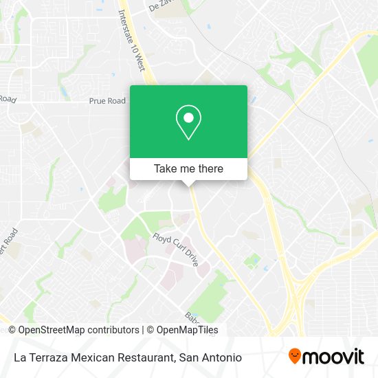 La Terraza Mexican Restaurant map
