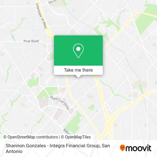 Shannon Gonzales - Integra Financial Group map