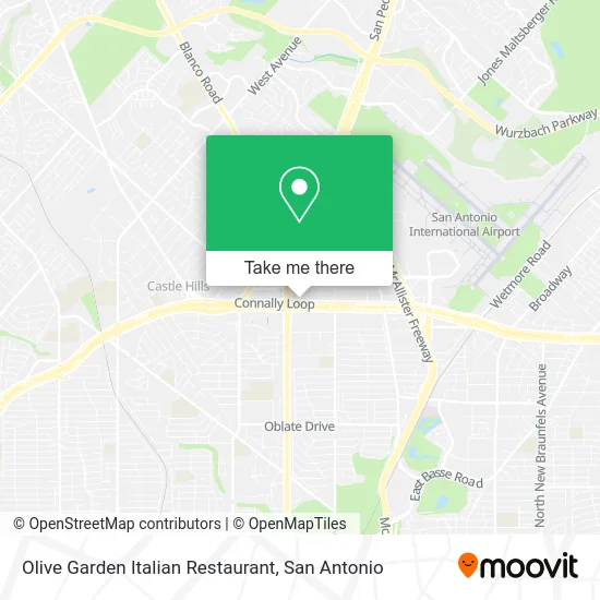 Olive Garden Italian Restaurant map
