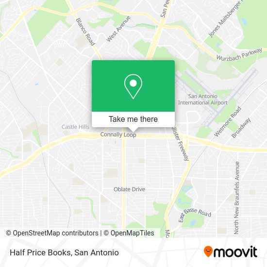 Half Price Books map