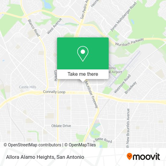 Mapa de Allora Alamo Heights