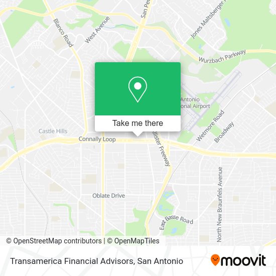 Transamerica Financial Advisors map