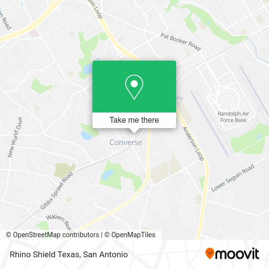 Rhino Shield Texas map