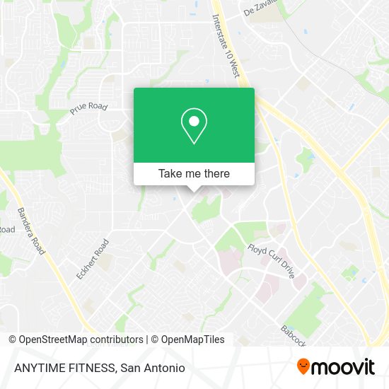 ANYTIME FITNESS map