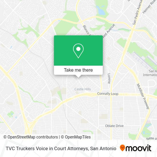 TVC Truckers Voice in Court Attorneys map