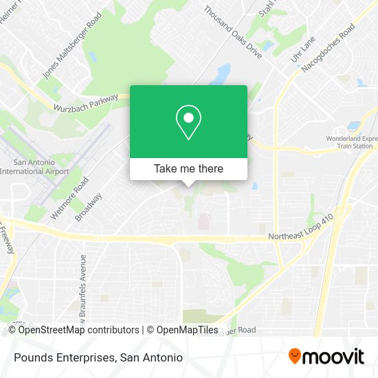 Pounds Enterprises map