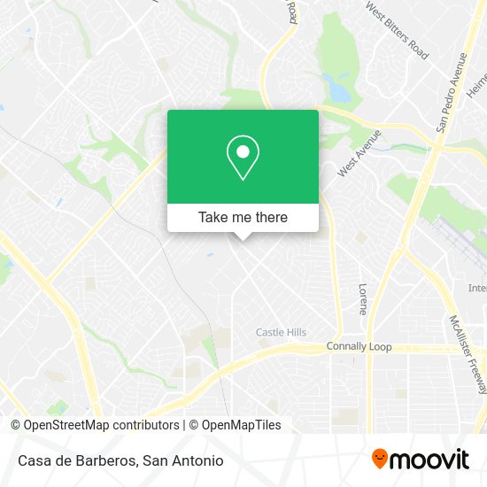 Casa de Barberos map