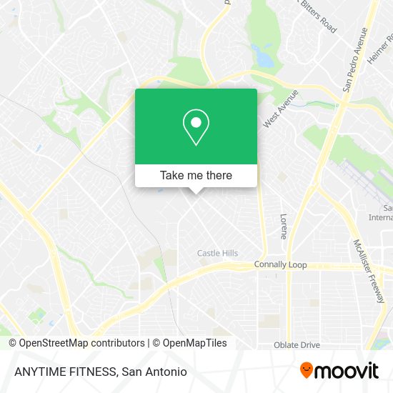 Mapa de ANYTIME FITNESS