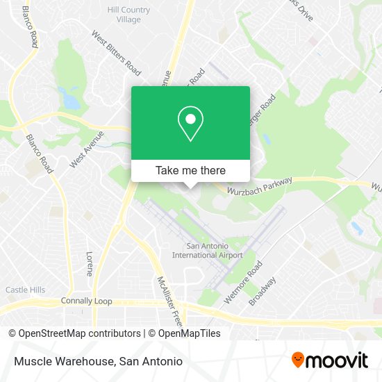 Muscle Warehouse map