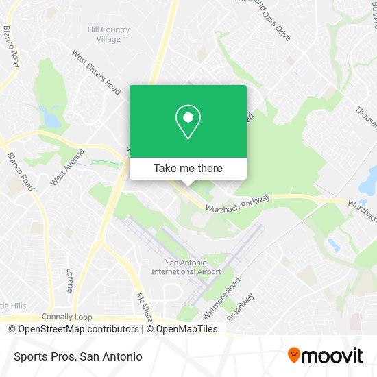 Mapa de Sports Pros