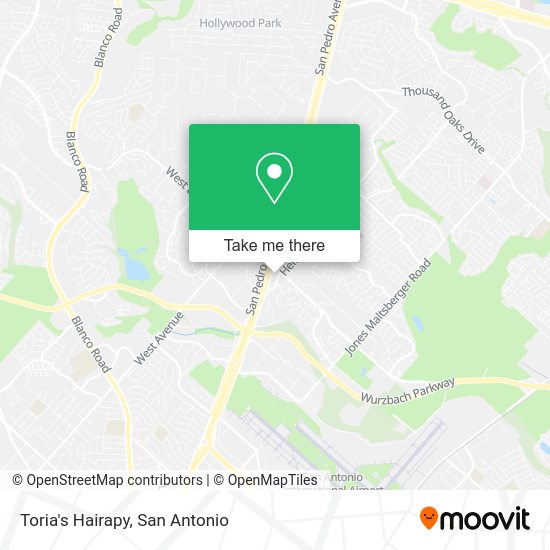 Mapa de Toria's Hairapy