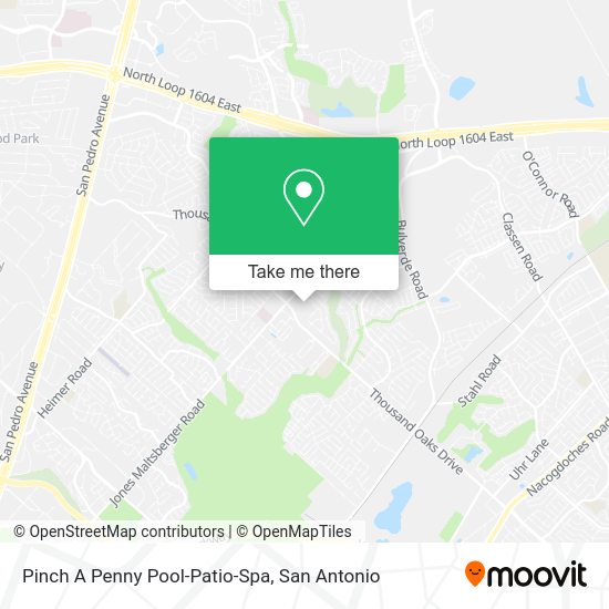 Pinch A Penny Pool-Patio-Spa map