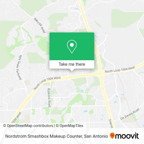 Nordstrom Smashbox Makeup Counter map