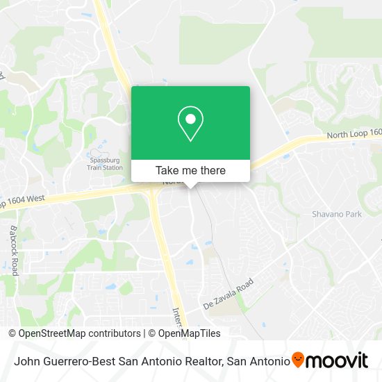John Guerrero-Best San Antonio Realtor map