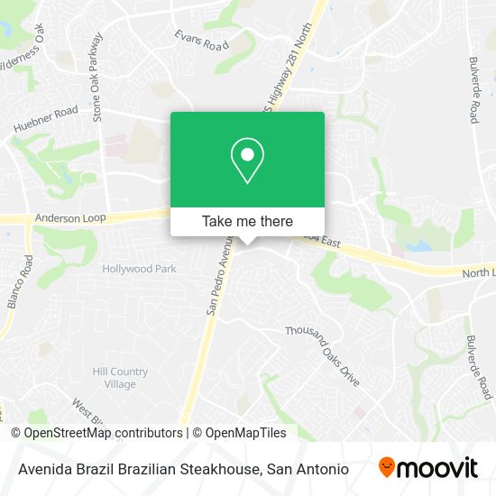 Mapa de Avenida Brazil Brazilian Steakhouse