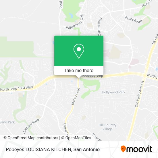 Mapa de Popeyes LOUISIANA KITCHEN