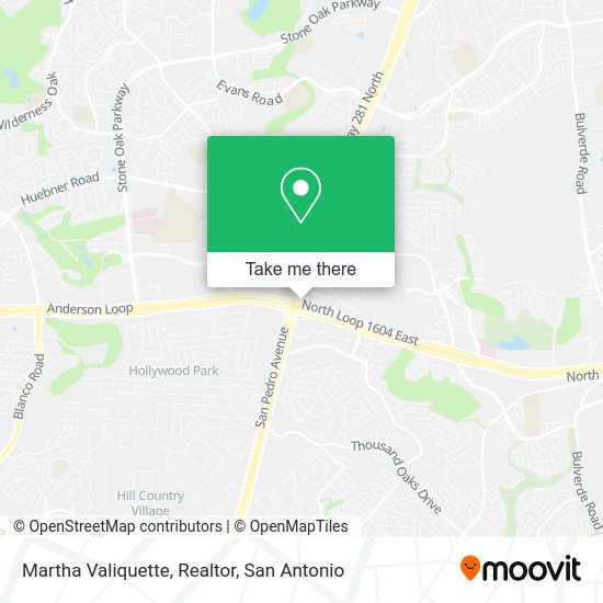 Mapa de Martha Valiquette, Realtor