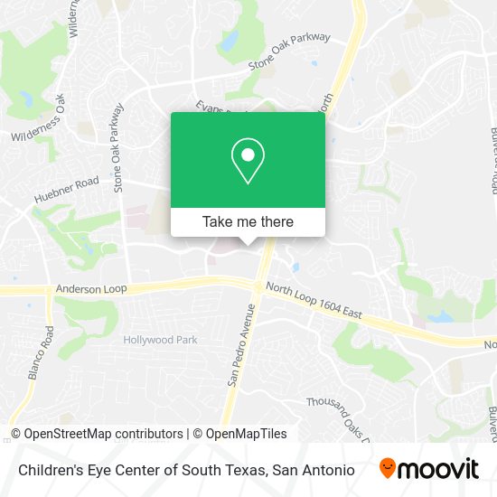 Children's Eye Center of South Texas map