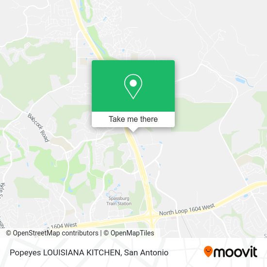 Mapa de Popeyes LOUISIANA KITCHEN