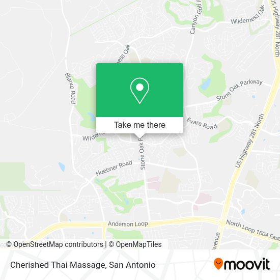 Cherished Thai Massage map