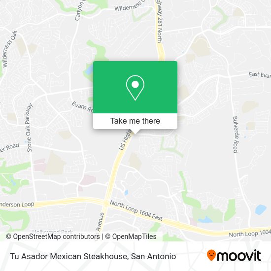 Mapa de Tu Asador Mexican Steakhouse