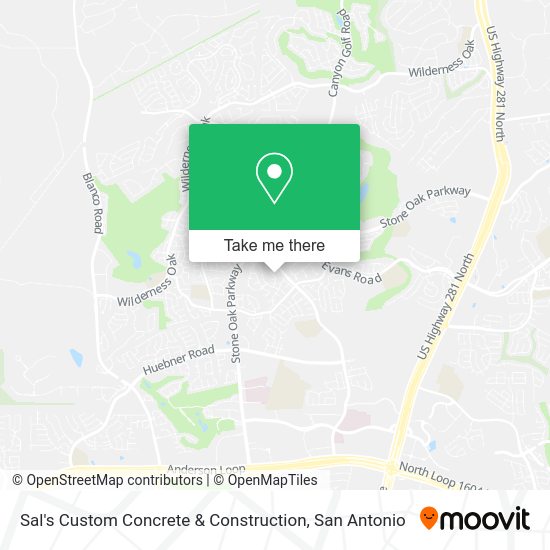 Mapa de Sal's Custom Concrete & Construction