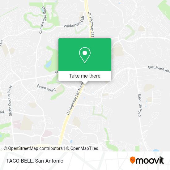 Mapa de TACO BELL