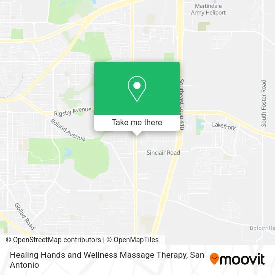 Mapa de Healing Hands and Wellness Massage Therapy