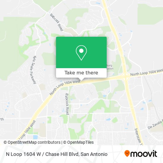 N Loop 1604 W / Chase Hill Blvd map