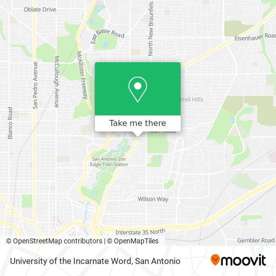 Map & Directions - Incarnate Word Academy