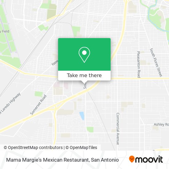 Mapa de Mama Margie's Mexican Restaurant