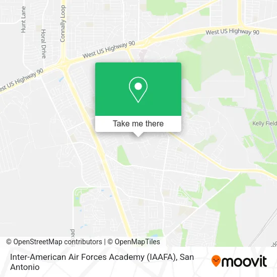 Mapa de Inter-American Air Forces Academy (IAAFA)