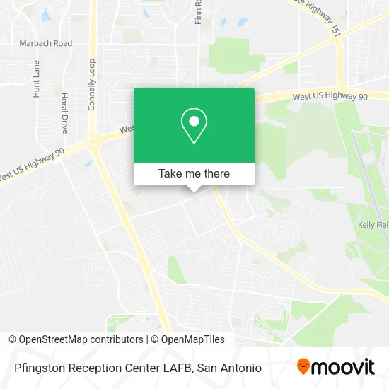 Mapa de Pfingston Reception Center LAFB