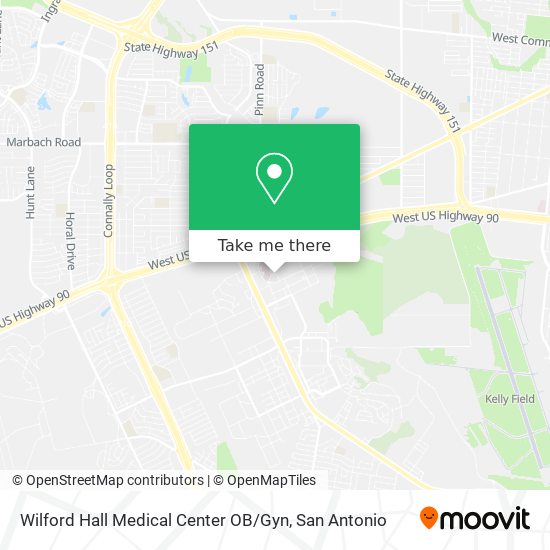 Wilford Hall Medical Center OB / Gyn map