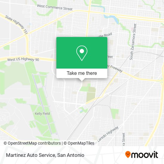 Mapa de Martinez Auto Service