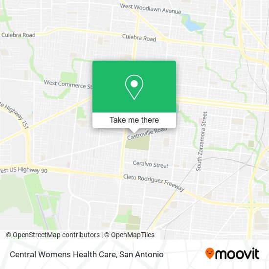 Central Womens Health Care map