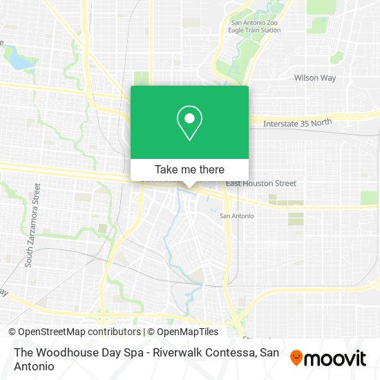 The Woodhouse Day Spa - Riverwalk Contessa map