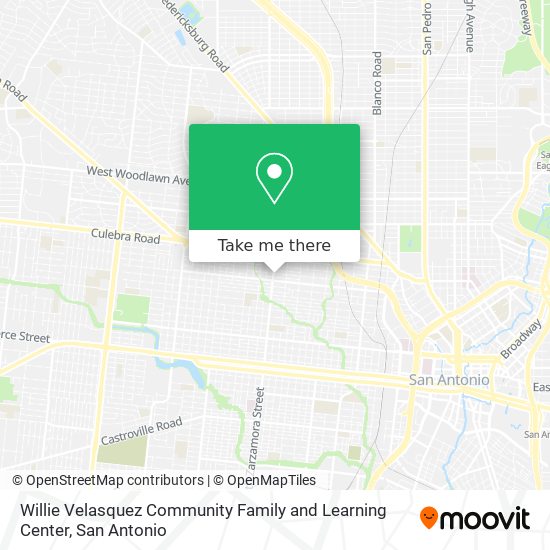 Mapa de Willie Velasquez Community Family and Learning Center