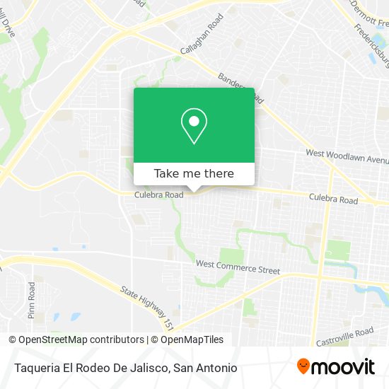 Mapa de Taqueria El Rodeo De Jalisco