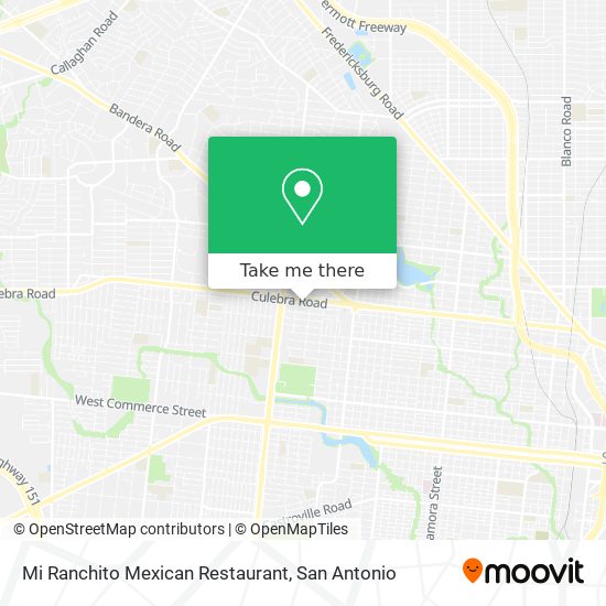 Mapa de Mi Ranchito Mexican  Restaurant