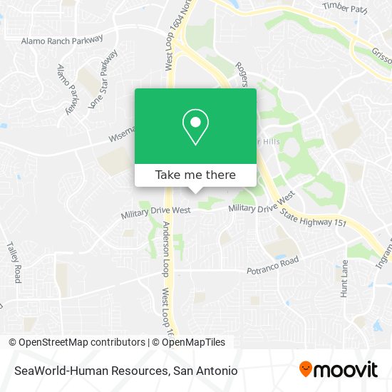 Mapa de SeaWorld-Human Resources