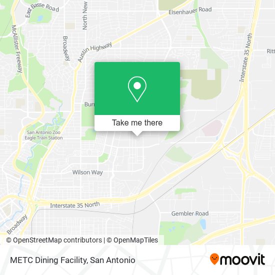 Mapa de METC Dining Facility