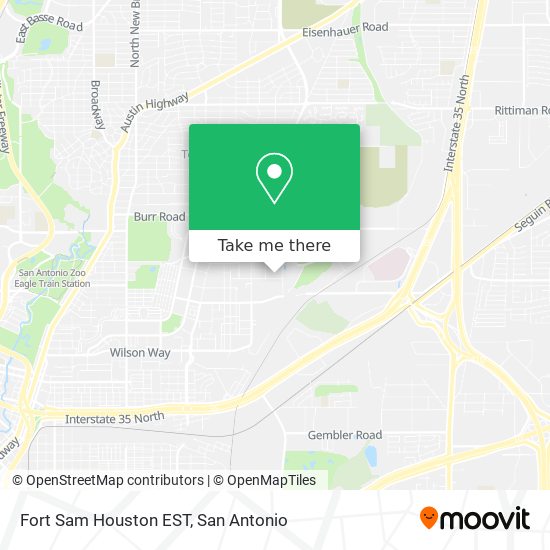 Fort Sam Houston EST map