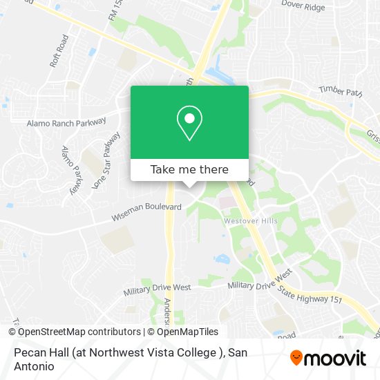 Northwest Vista College Map How To Get To Pecan Hall (At Northwest Vista College ) In San Antonio By  Bus?