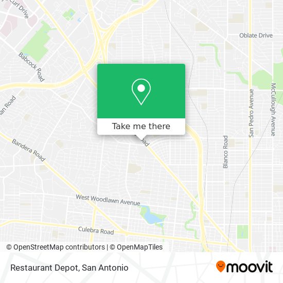 Restaurant Depot map