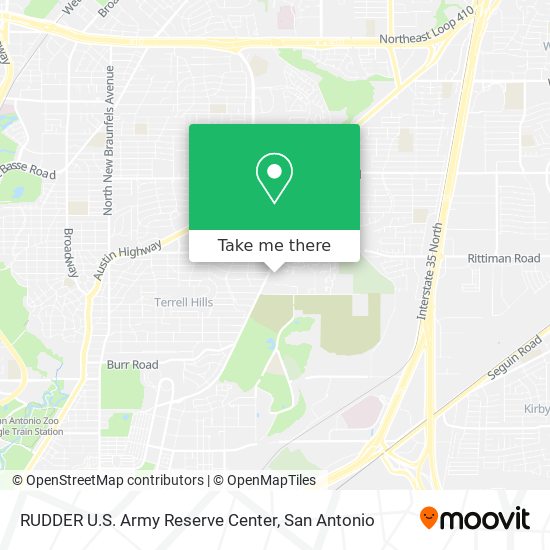 RUDDER U.S. Army Reserve Center map