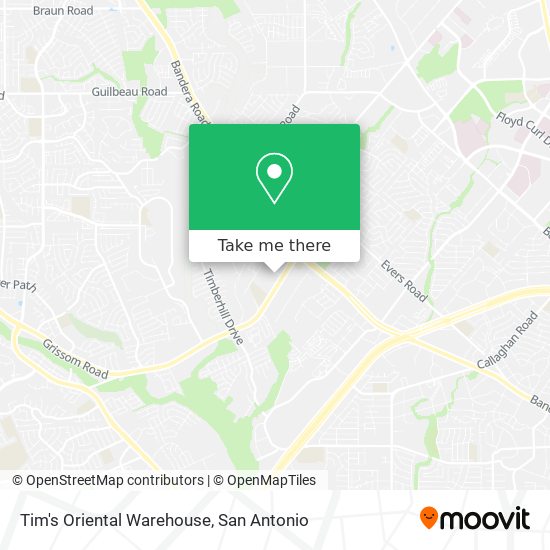 Mapa de Tim's Oriental Warehouse
